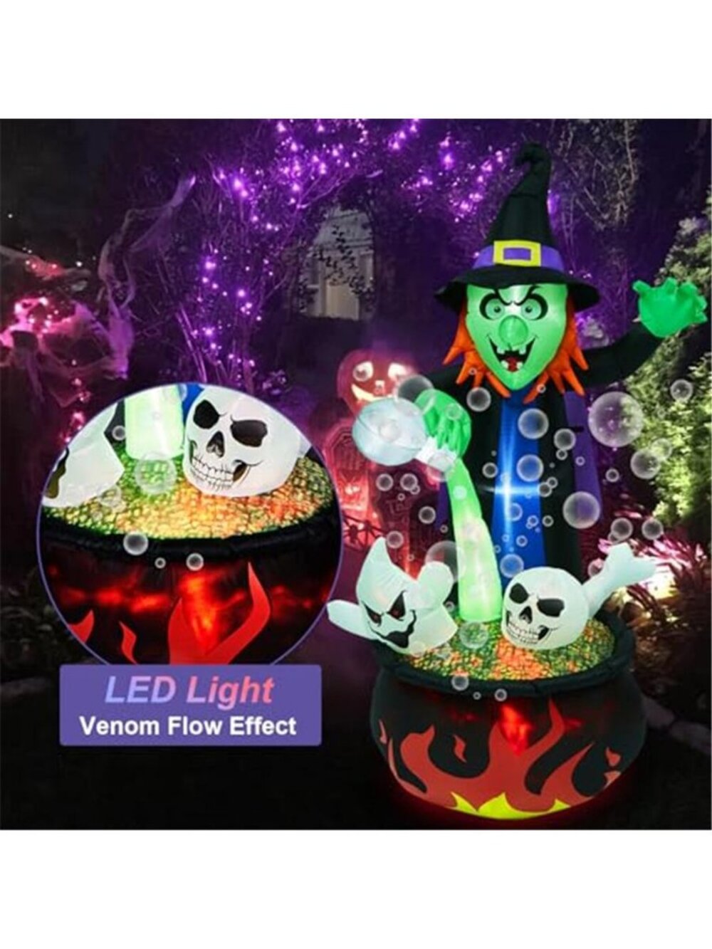 Halloween LED Decorations, Outdoor Inflatable - Picture 4 of 7